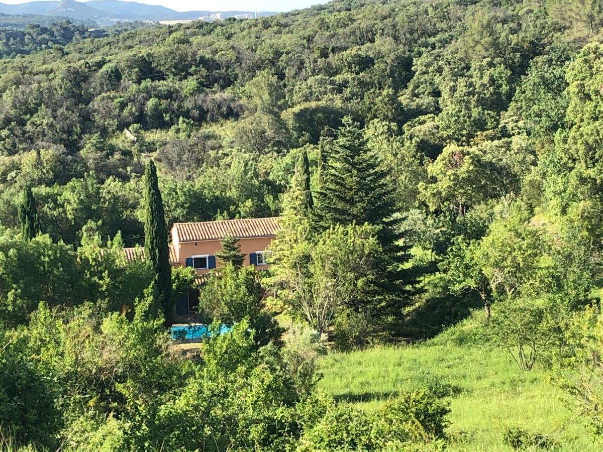 Villa Le Mas Cévenol à Saint-Hilaire-de-Brethmas Extérieur photo