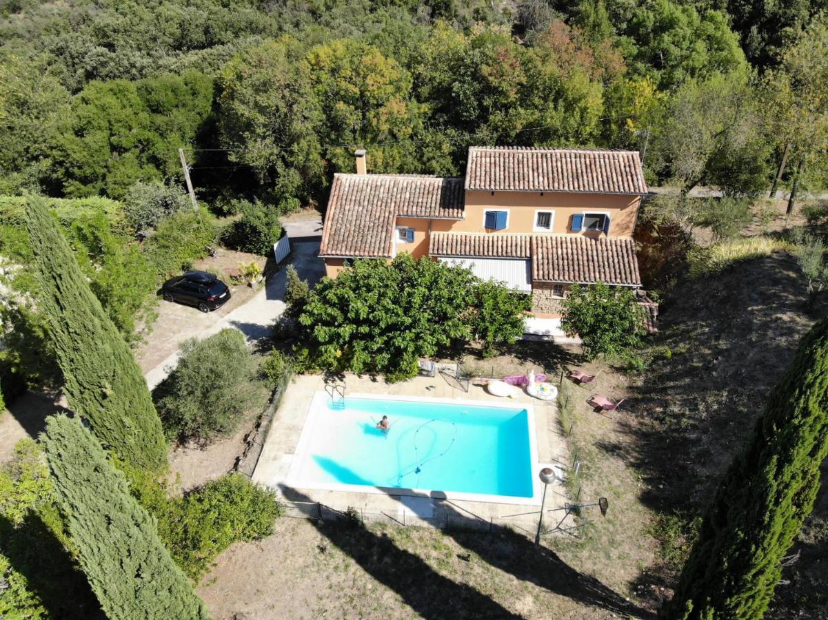 Villa Le Mas Cévenol à Saint-Hilaire-de-Brethmas Extérieur photo