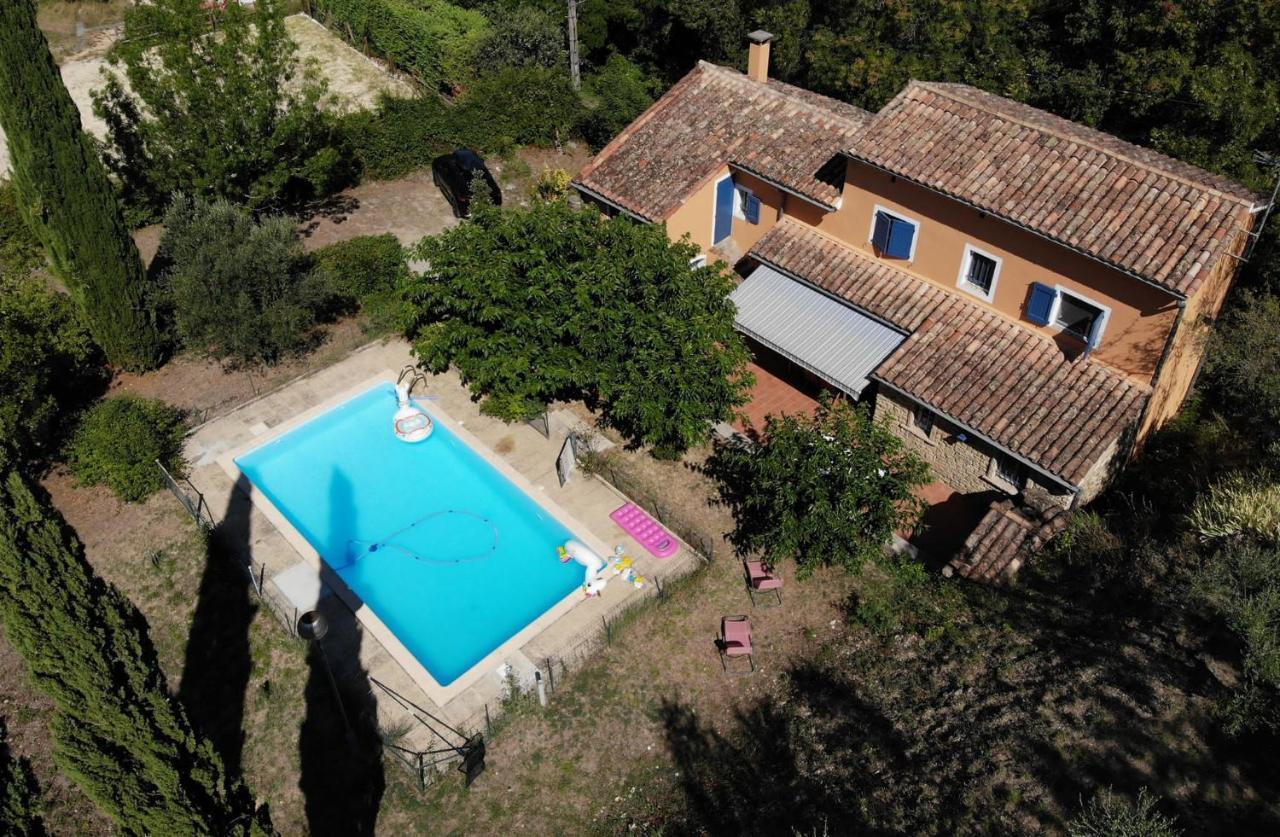 Villa Le Mas Cévenol à Saint-Hilaire-de-Brethmas Extérieur photo