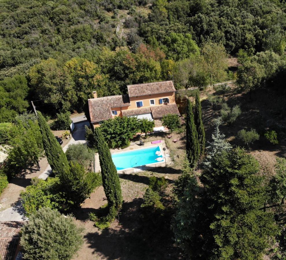 Villa Le Mas Cévenol à Saint-Hilaire-de-Brethmas Extérieur photo